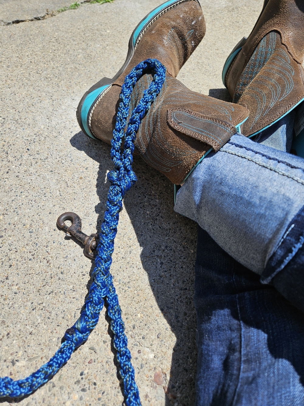 HAND CRAFTED SPECIAL orders THICK Braided Rope DOG LEASH NEW